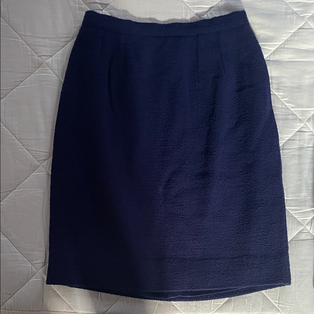 Karl Lagerfeld Dark Blue Pencil Skirt
